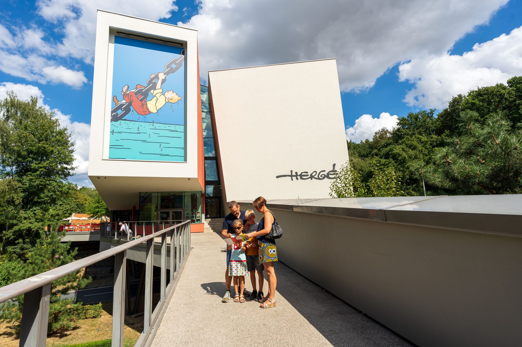 Entrée du Musée Hergé