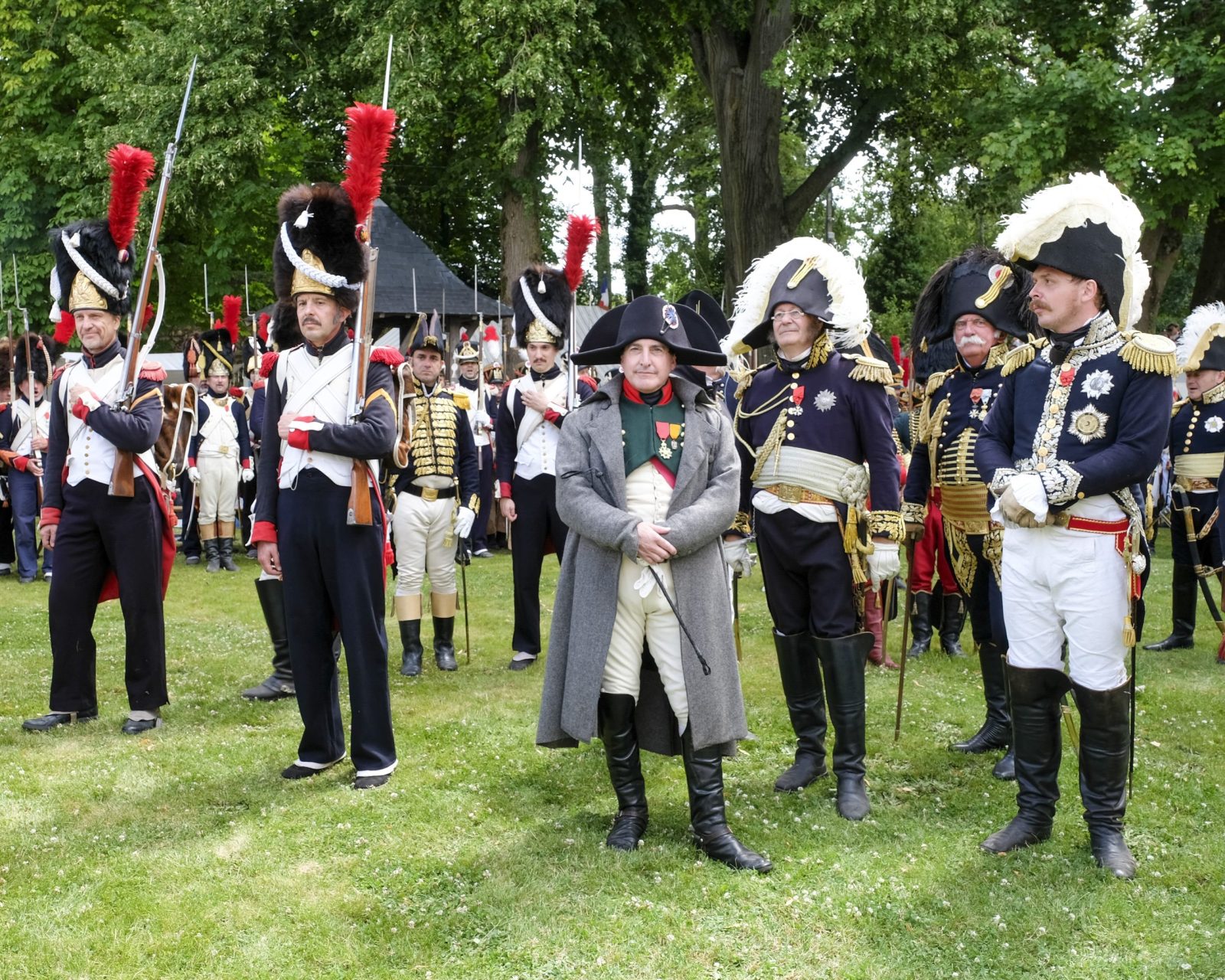 Empereur Napoléon et soldats au DQGN