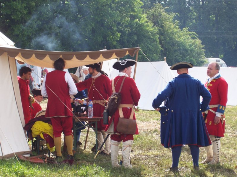 Bivouac à la reconstitution de la Bataille de Ramillies