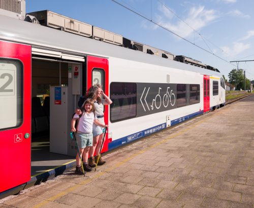 Voyager en train dans le cadre de Wallonie sans voiture Gare